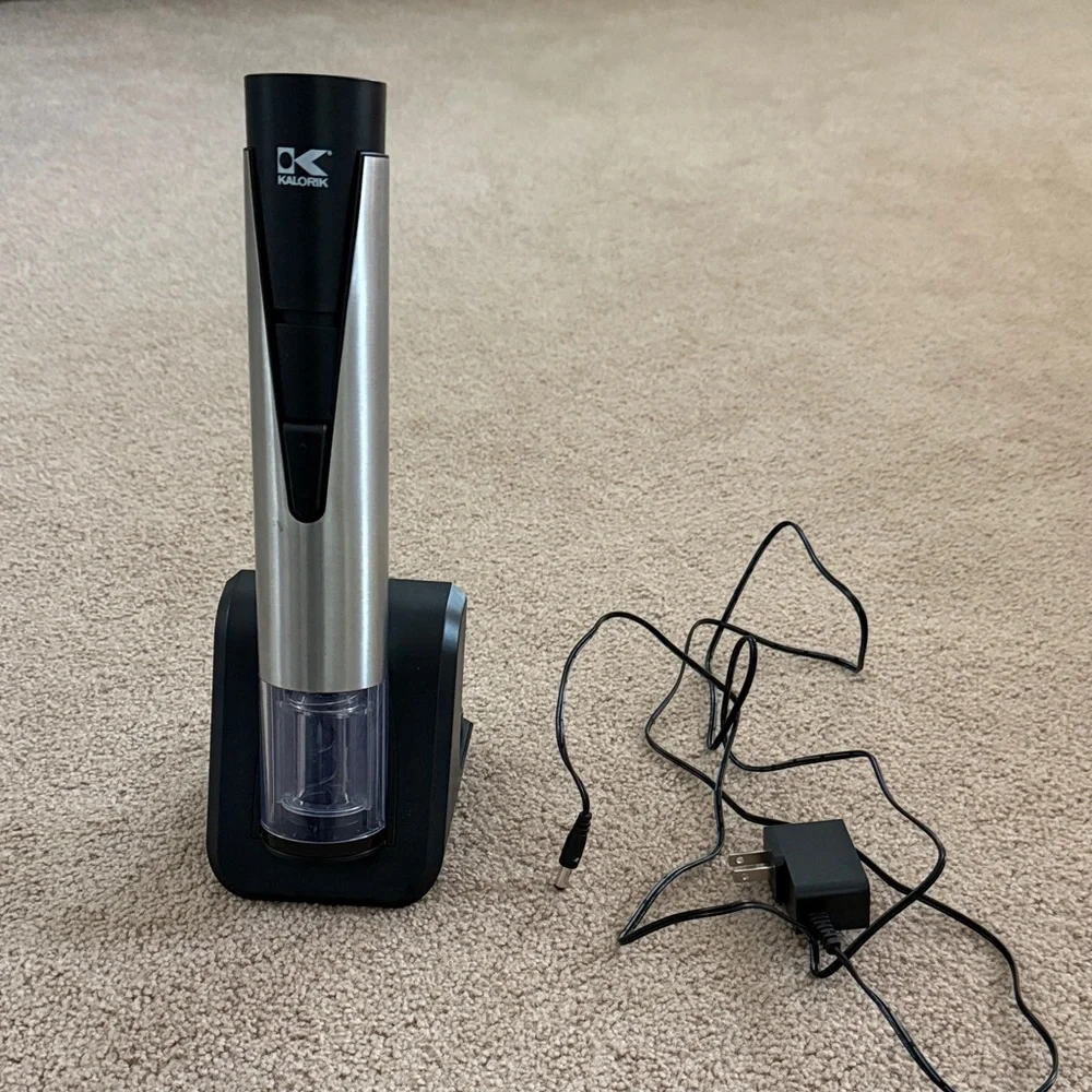Silver Electric Wine Opener